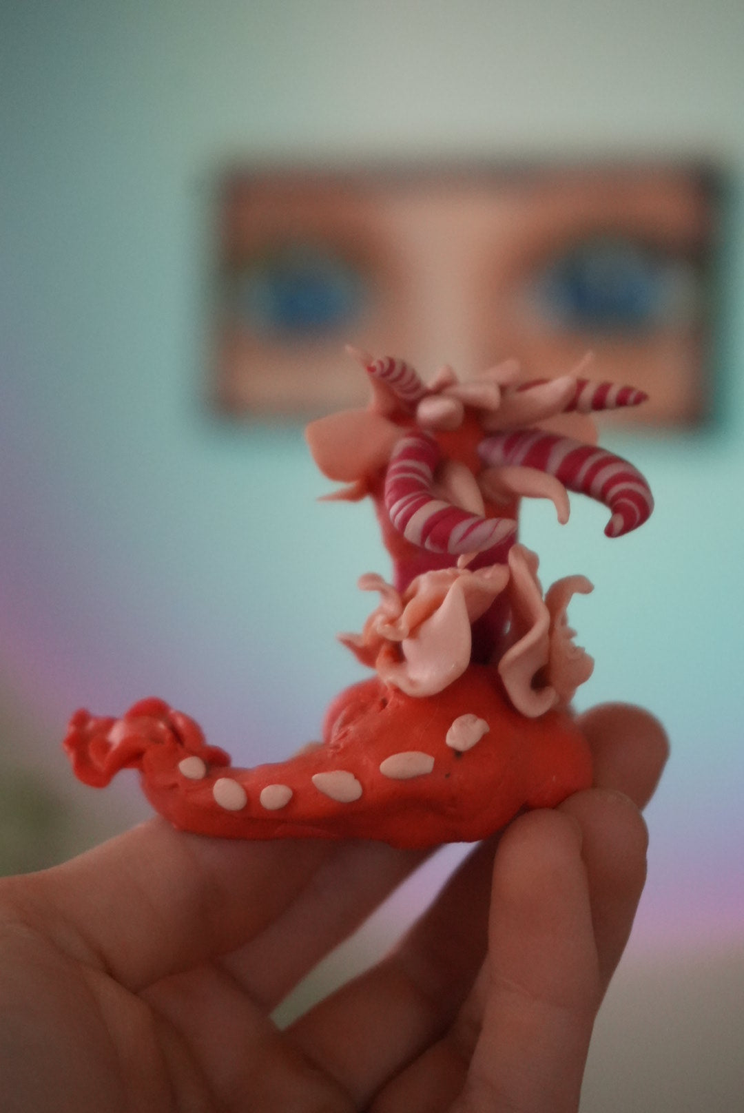 Orange Clay Dragon