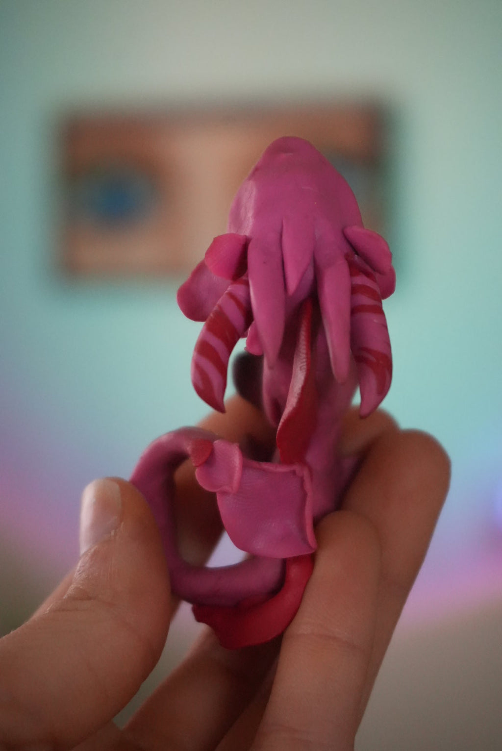 Pink Clay Dragon