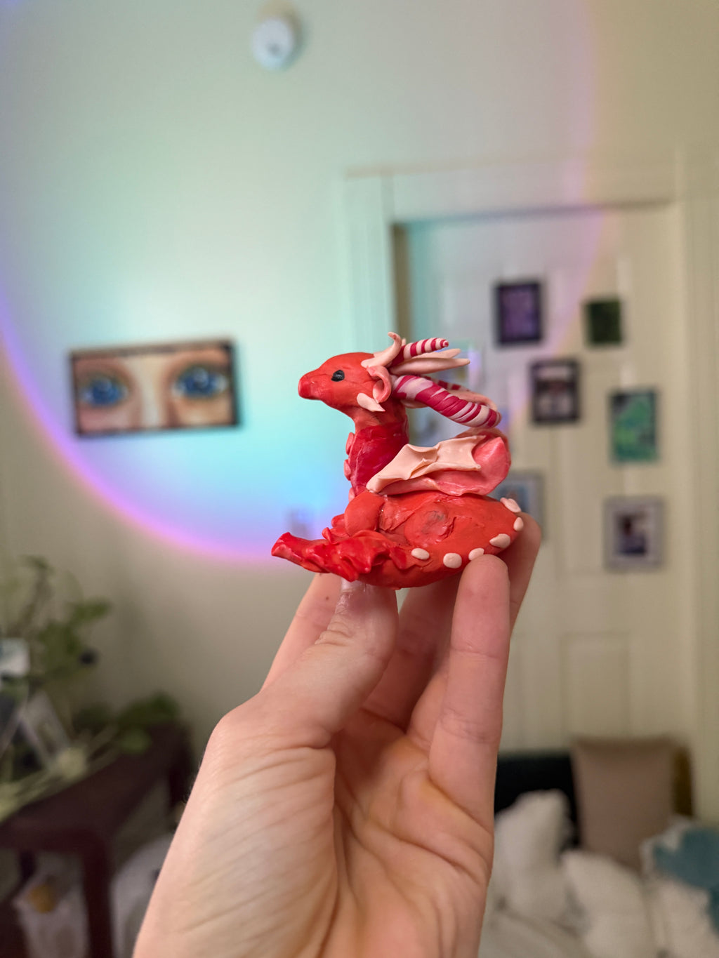 Orange Clay Dragon