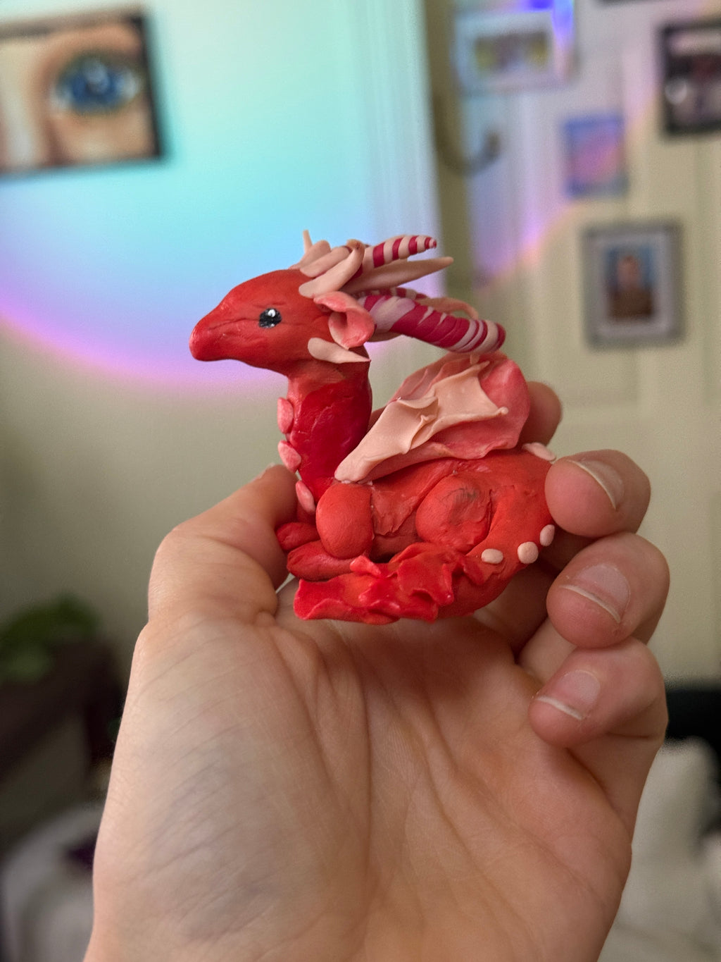 Orange Clay Dragon