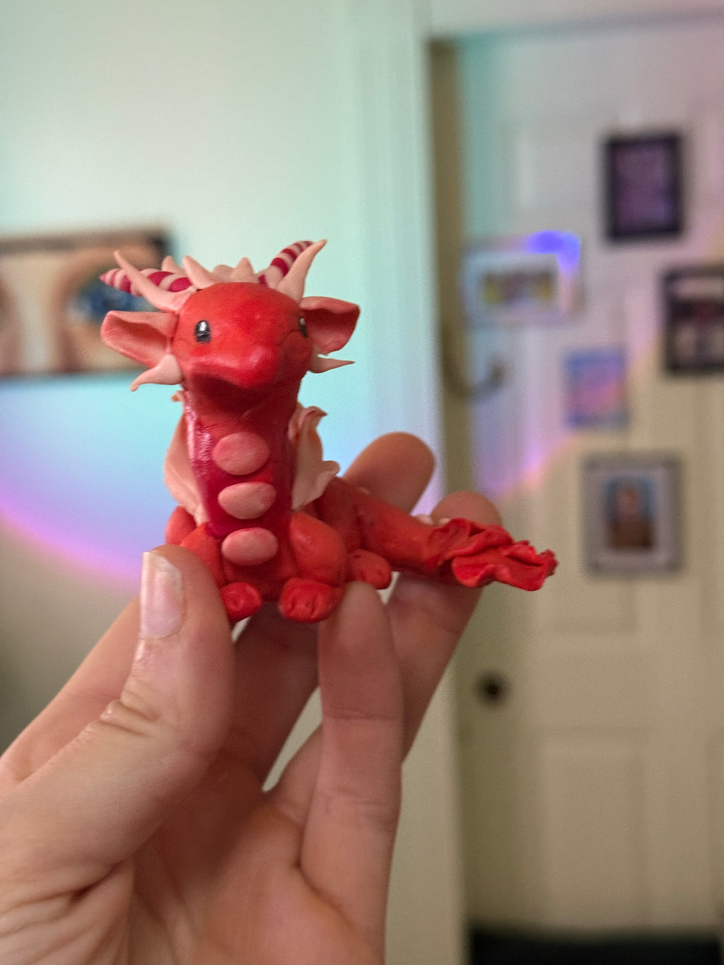 Orange Clay Dragon