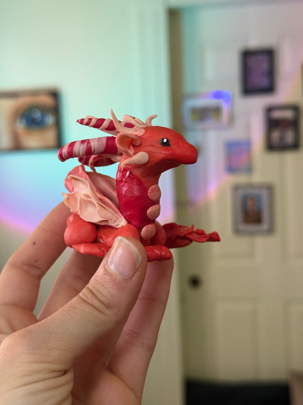 Orange Clay Dragon