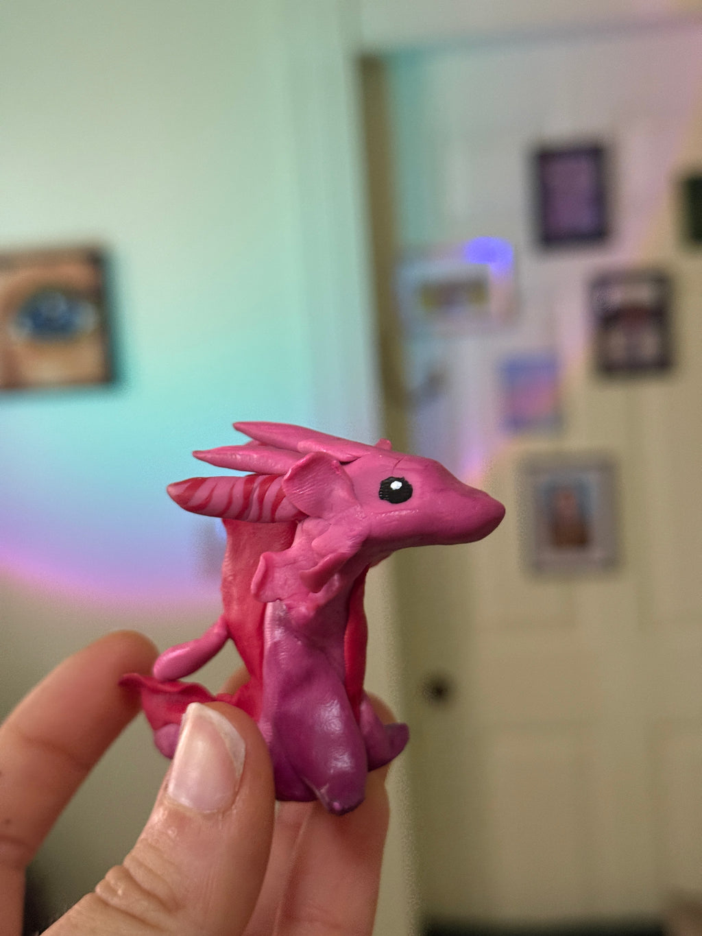 Pink Clay Dragon
