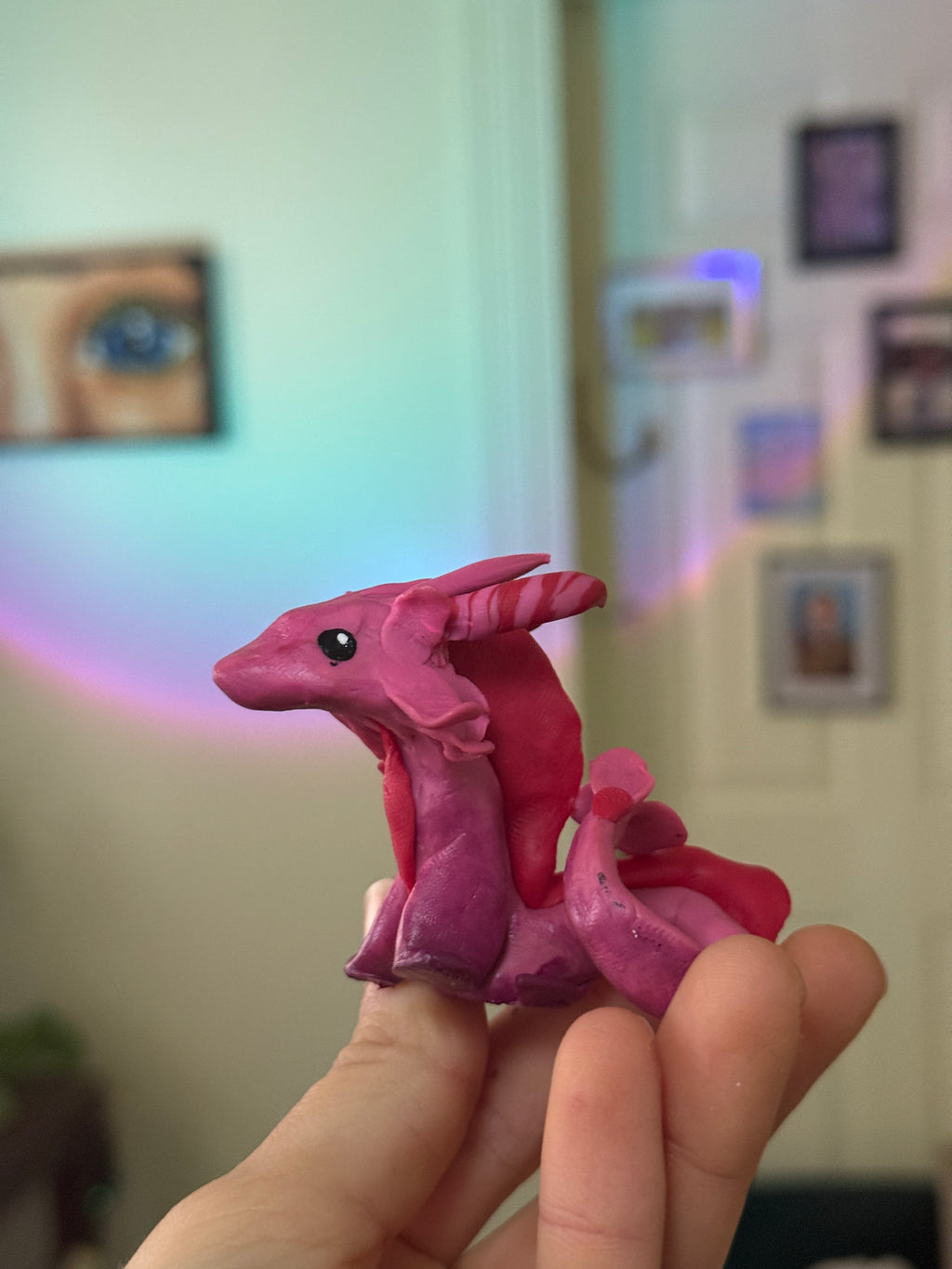 Pink Clay Dragon