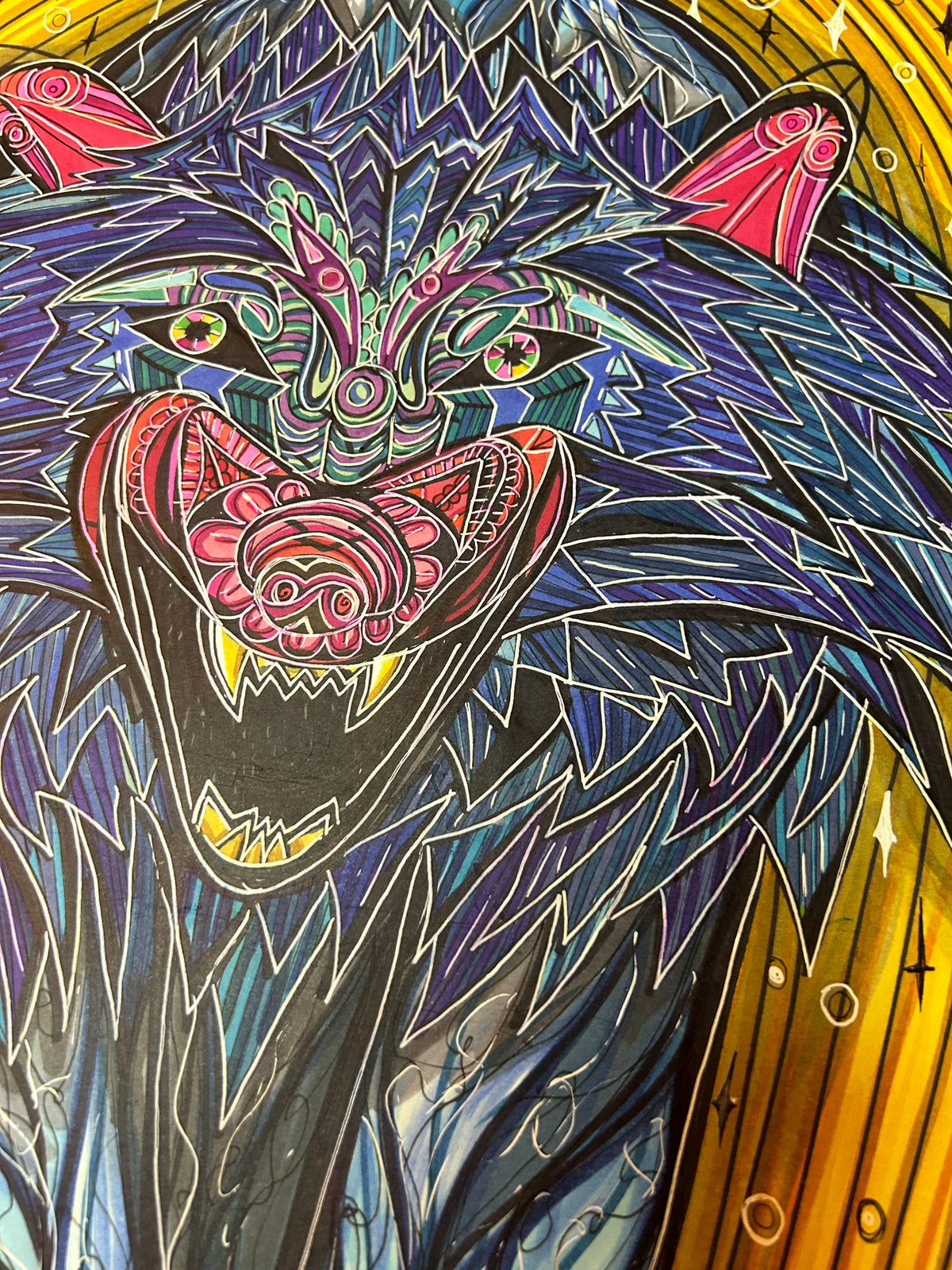 Wolf Drawing