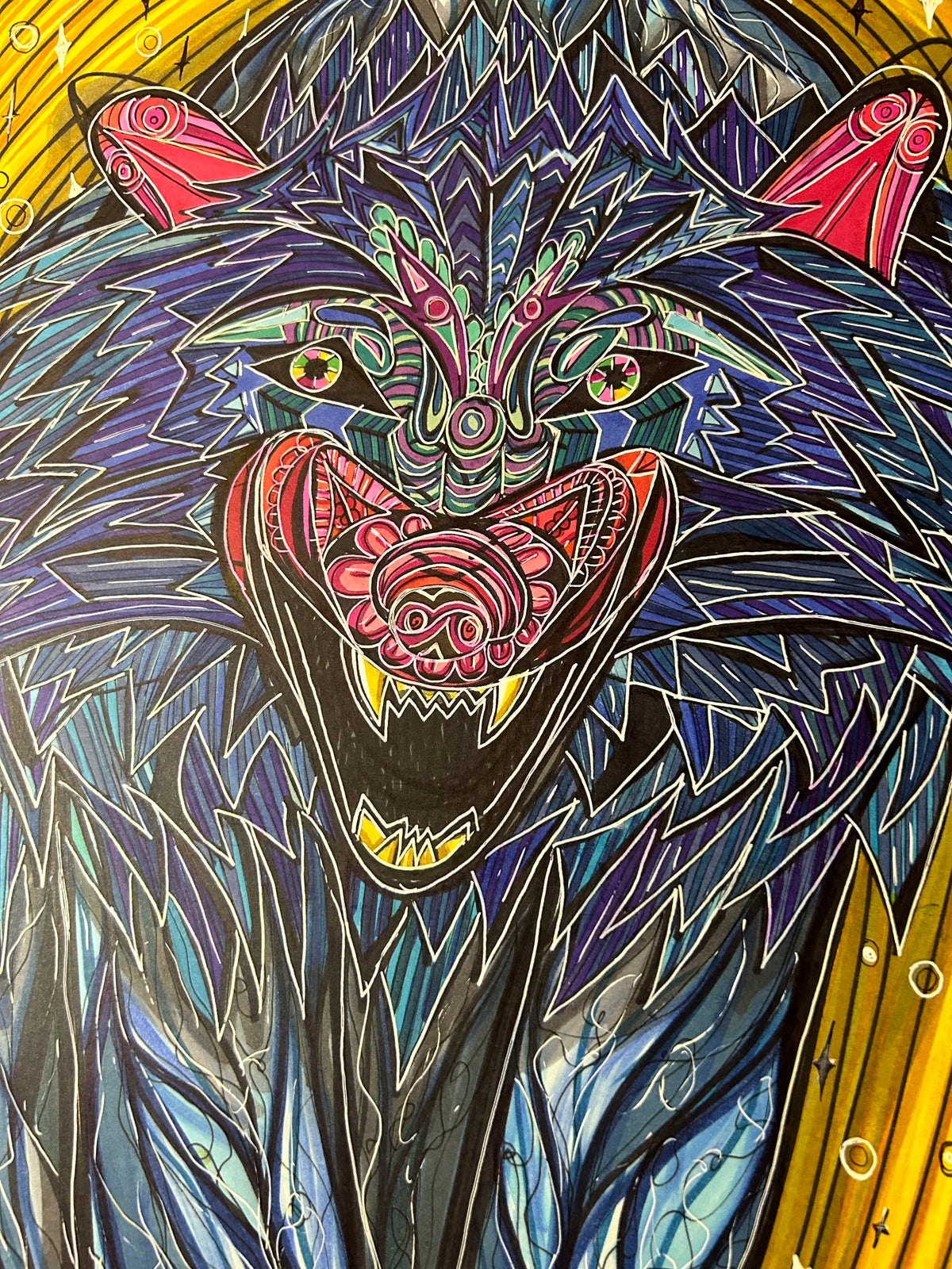 Wolf Drawing