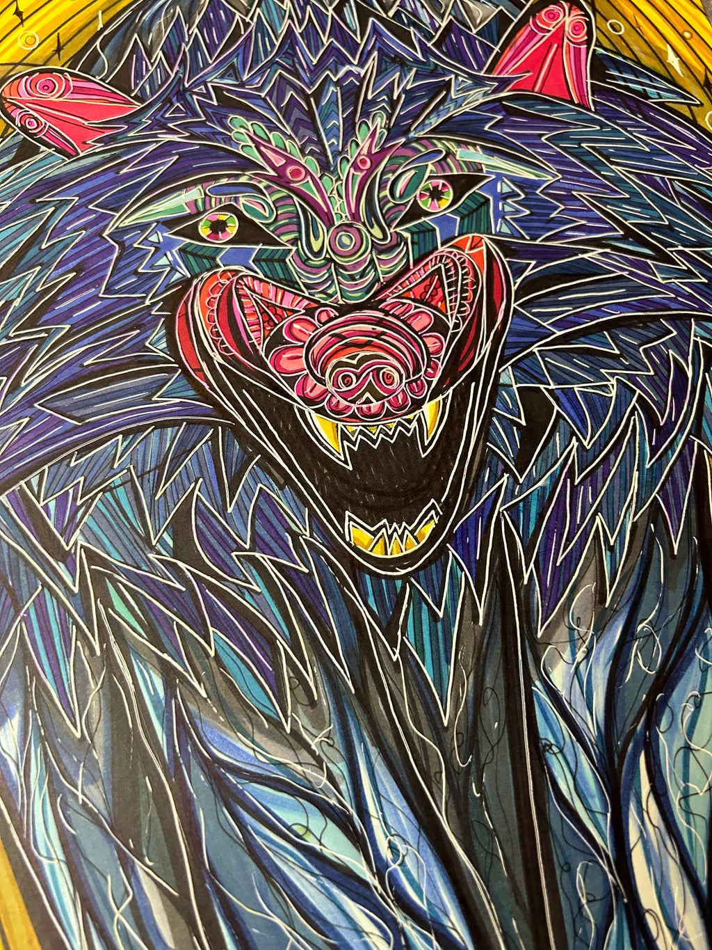 Wolf Drawing
