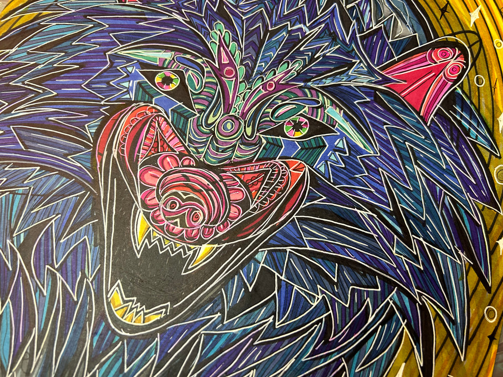 Wolf Drawing